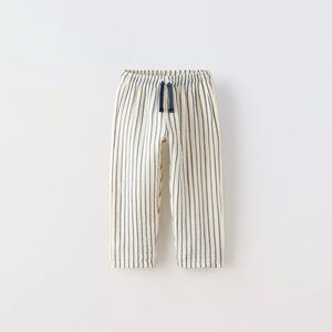 ZARA stripped textured pants size 3
Pink mark stain on back pockets see pic